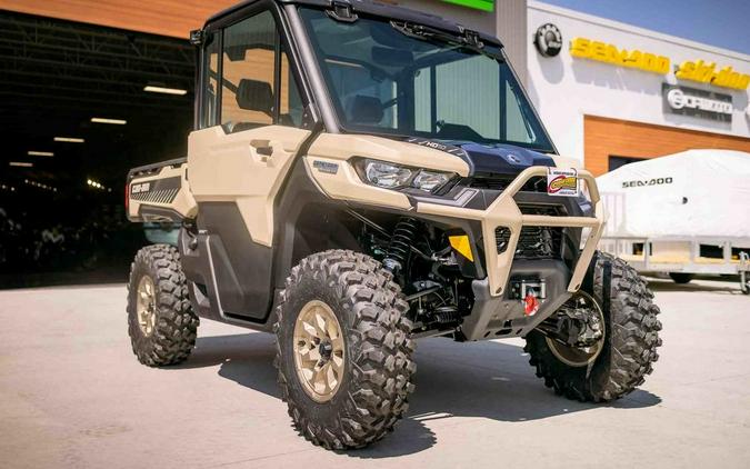 2024 Can-Am® Defender Limited HD10 Desert Tan & Timeless Black