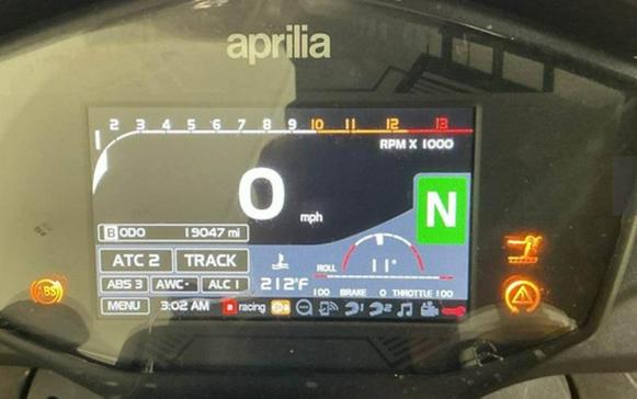2019 Aprilia Tuono V4 1100 RR
