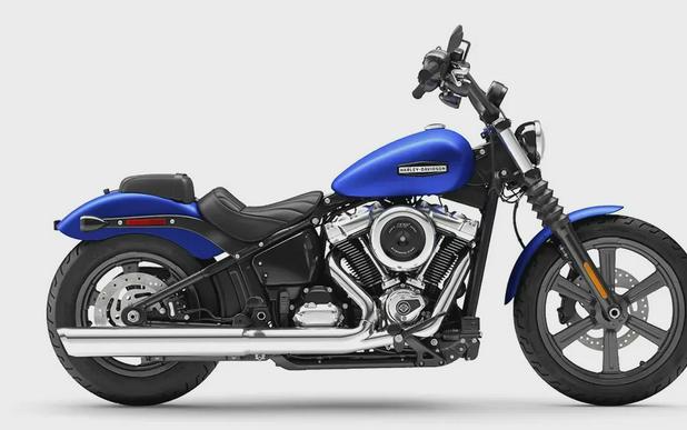 2026 Harley-Davidson® Street Bob® Aurora Blue Denim - Chrome w/Cast Wheels