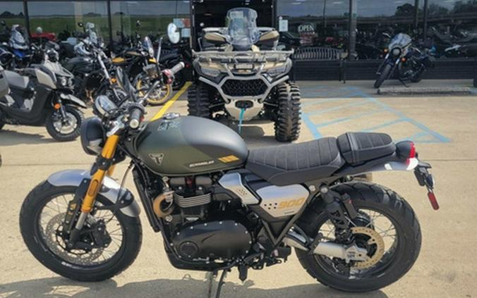 2026 Triumph Scrambler 900 Matt khaki green