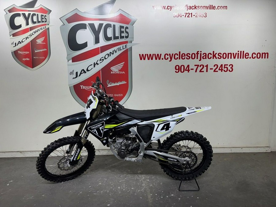 2025 Triumph TF 450-RC Edition Jet BlackPure White