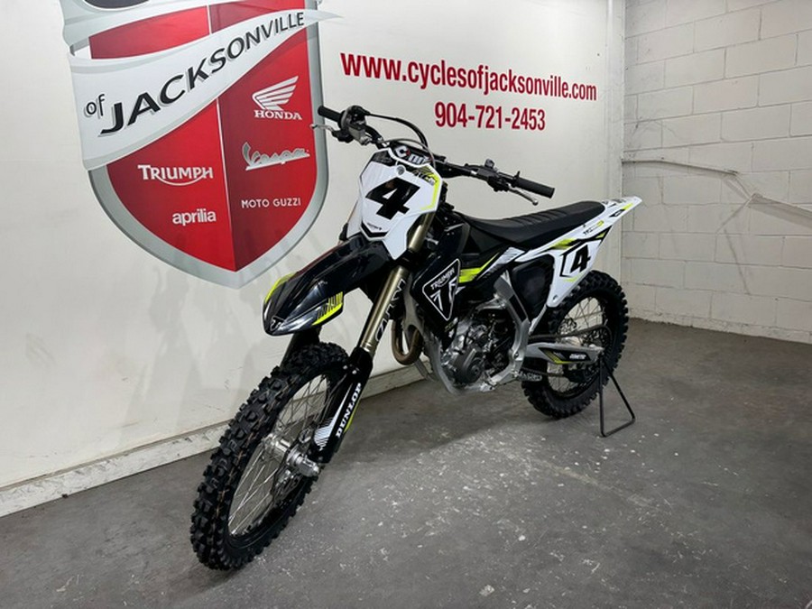 2025 Triumph TF 450-RC Edition Jet BlackPure White