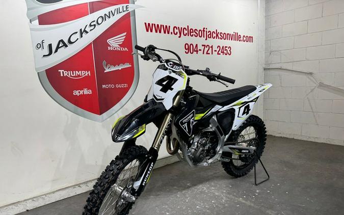 2025 Triumph TF 450-RC Edition Jet BlackPure White