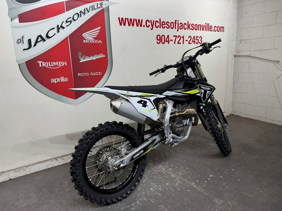 2025 Triumph TF 450-RC Edition Jet BlackPure White