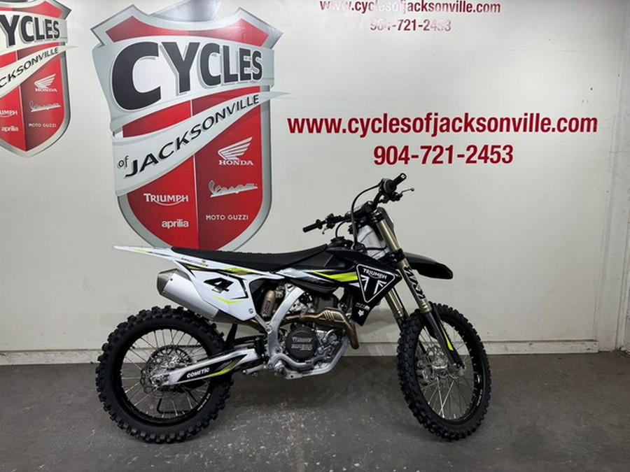 2025 Triumph TF 450-RC Edition Jet BlackPure White