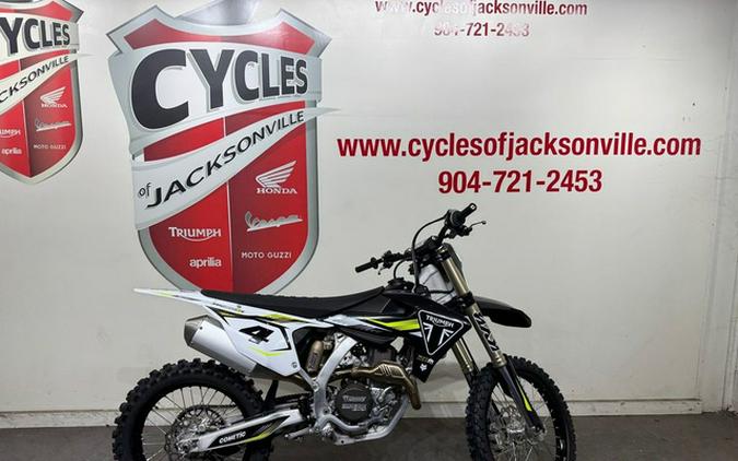 2025 Triumph TF 450-RC Edition Jet BlackPure White