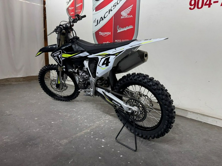 2025 Triumph TF 450-RC Edition Jet BlackPure White