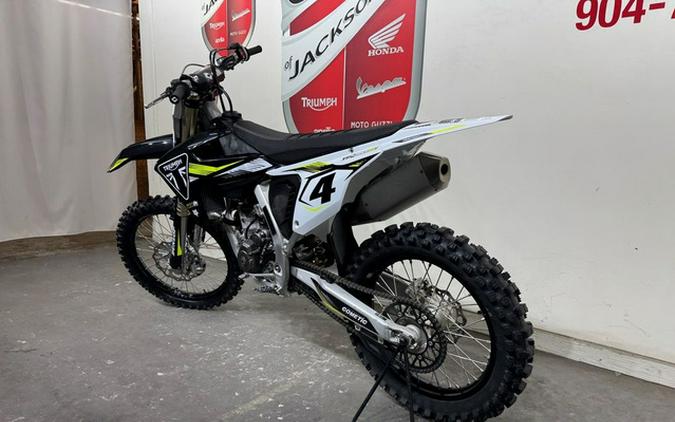 2025 Triumph TF 450-RC Edition Jet BlackPure White