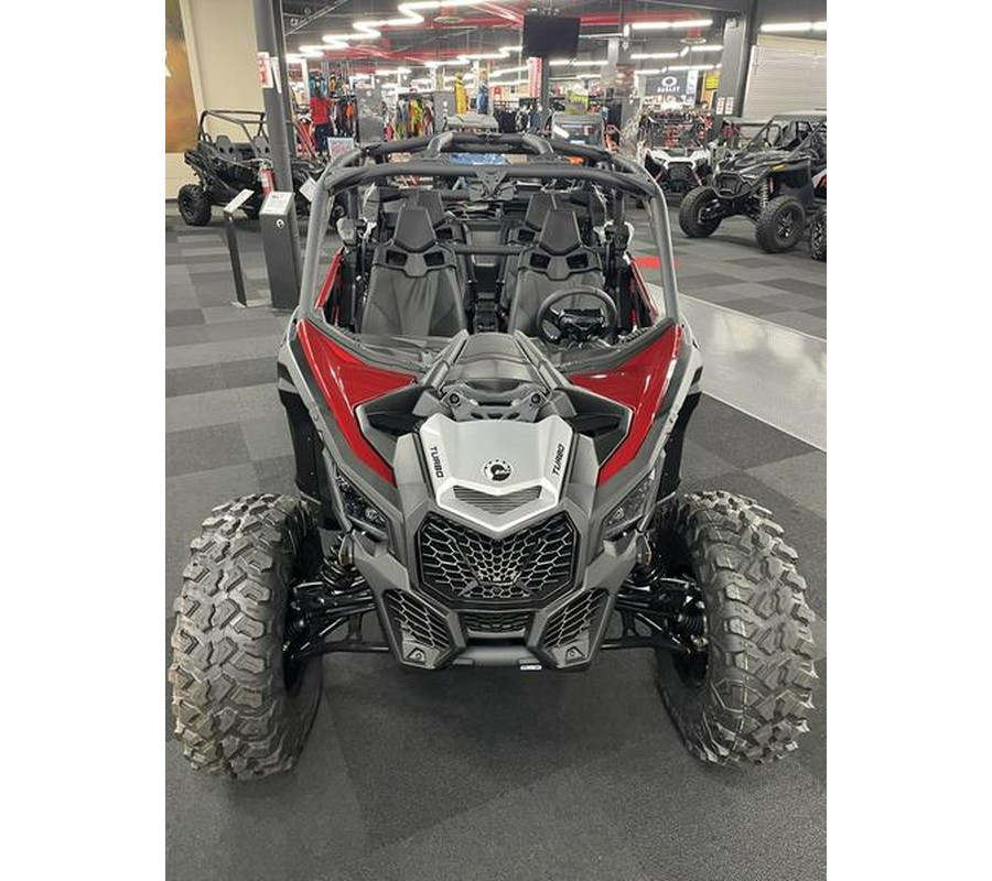 2025 Can-Am® Maverick X3 MAX DS Turbo Fiery Red & Hyper Silver