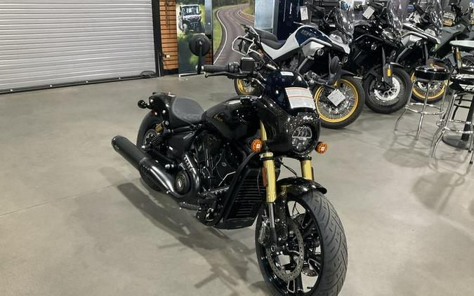 2026 Indian Motorcycle® 101 Scout® Black Crystal with Super Graphite