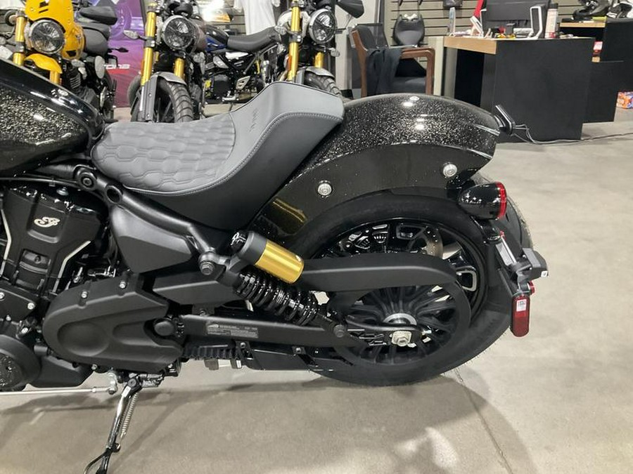 2026 Indian Motorcycle® 101 Scout® Black Crystal with Super Graphite