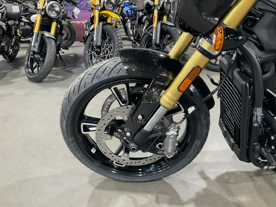 2026 Indian Motorcycle® 101 Scout® Black Crystal with Super Graphite