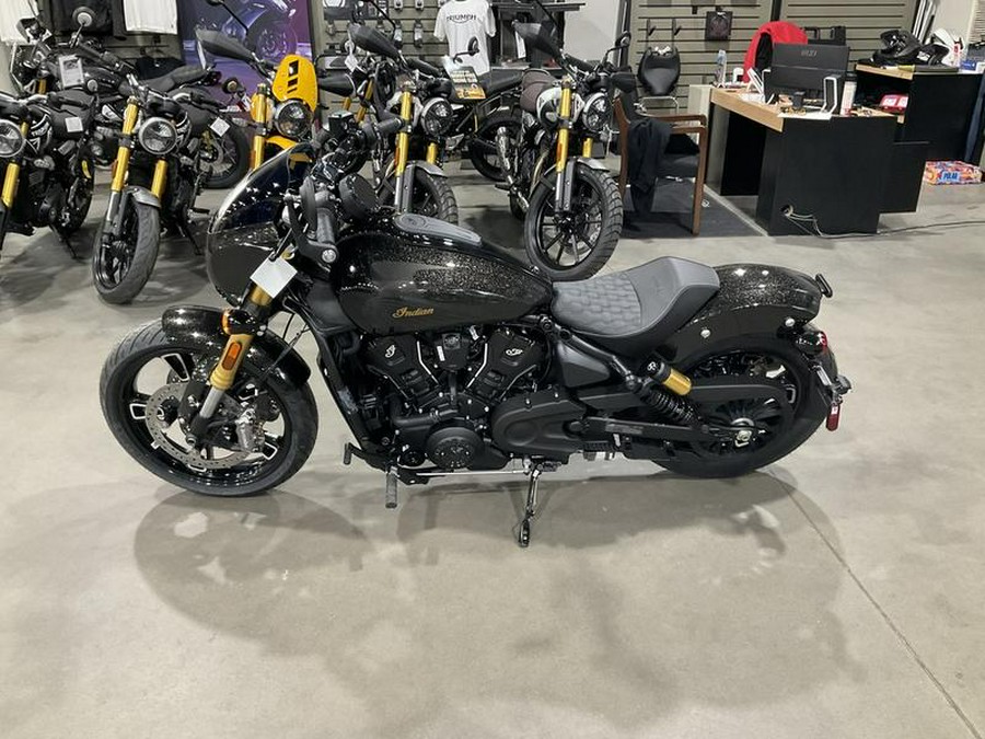 2026 Indian Motorcycle® 101 Scout® Black Crystal with Super Graphite