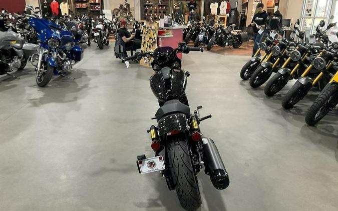 2026 Indian Motorcycle® 101 Scout® Black Crystal with Super Graphite