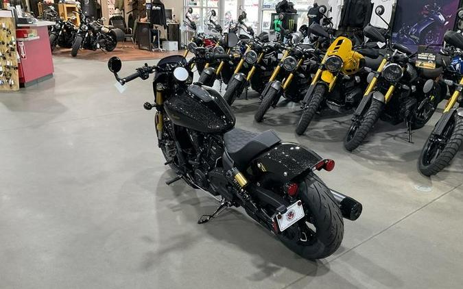 2026 Indian Motorcycle® 101 Scout® Black Crystal with Super Graphite