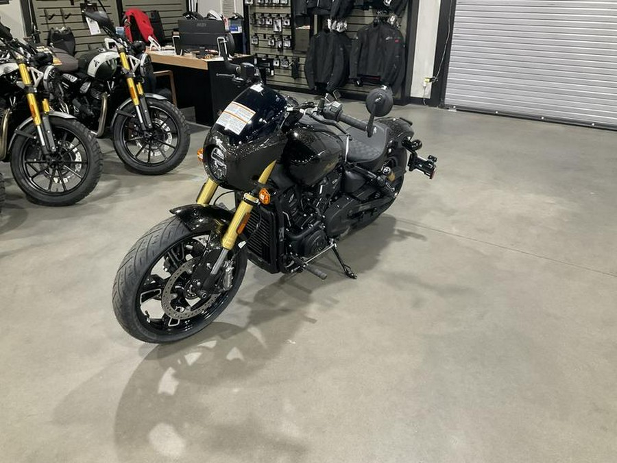 2026 Indian Motorcycle® 101 Scout® Black Crystal with Super Graphite