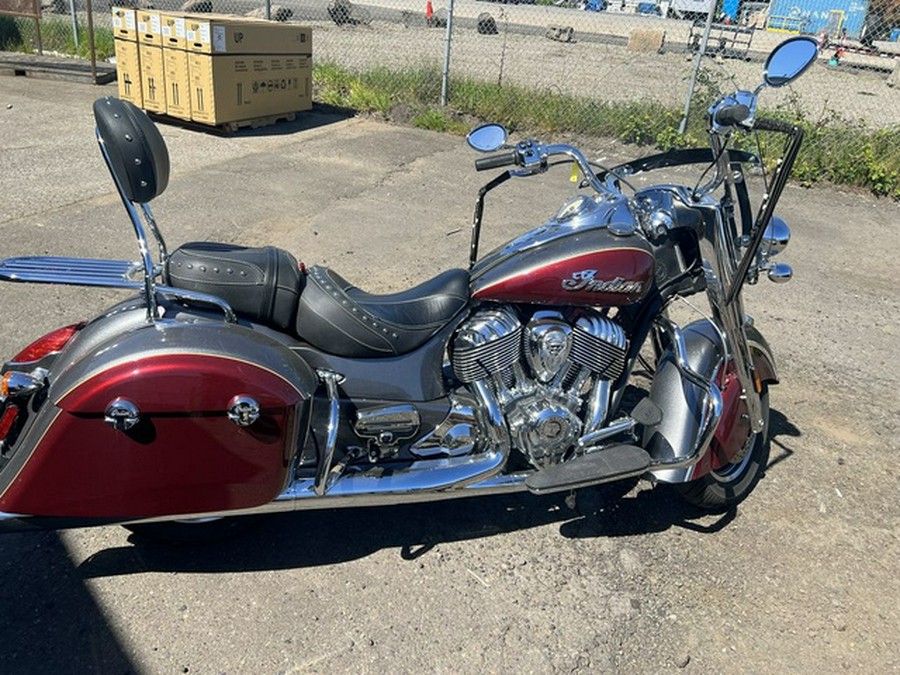 2018 Indian Springfield ABS Steel Gray Over Burgundy Metallic