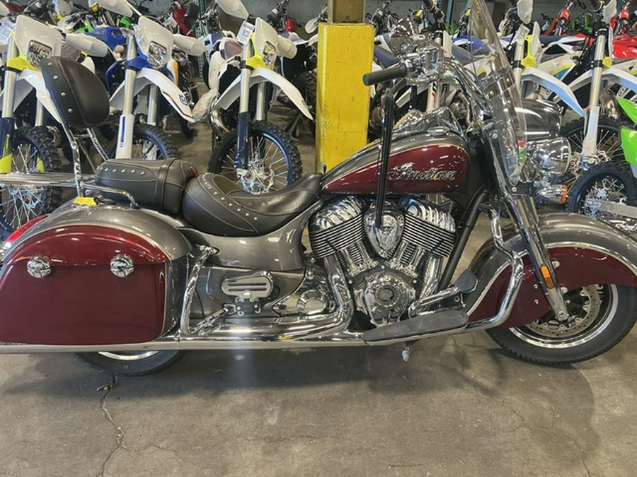 2018 Indian Springfield ABS Steel Gray Over Burgundy Metallic