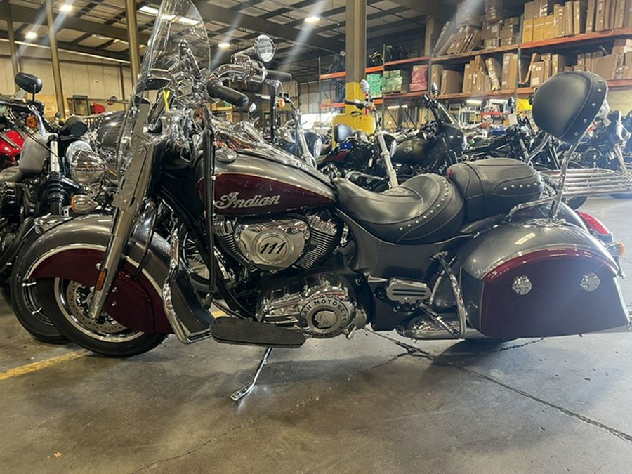 2018 Indian Springfield ABS Steel Gray Over Burgundy Metallic