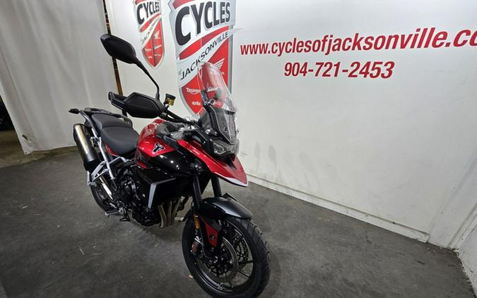 2025 Triumph Tiger 900 GT Pro Carnival Red Sapphire Black