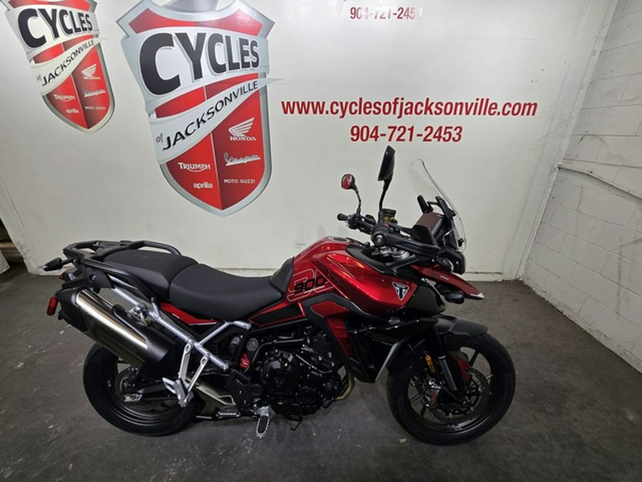 2025 Triumph Tiger 900 GT Pro Carnival Red Sapphire Black
