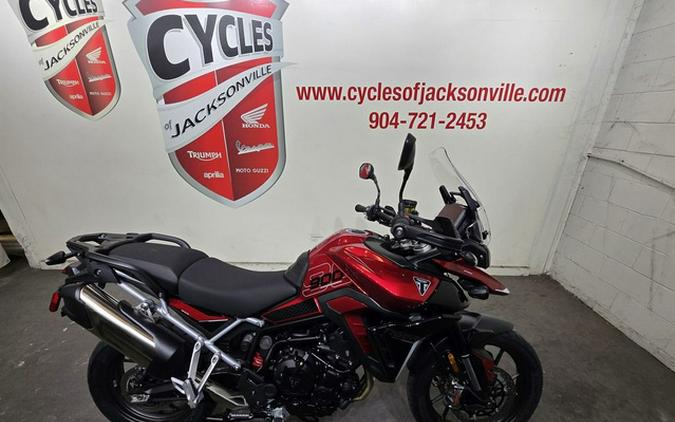 2025 Triumph Tiger 900 GT Pro Carnival Red Sapphire Black