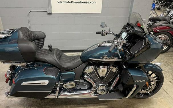 2026 Indian Pursuit Limited 112 W/Powerband Audio Cascade Gre