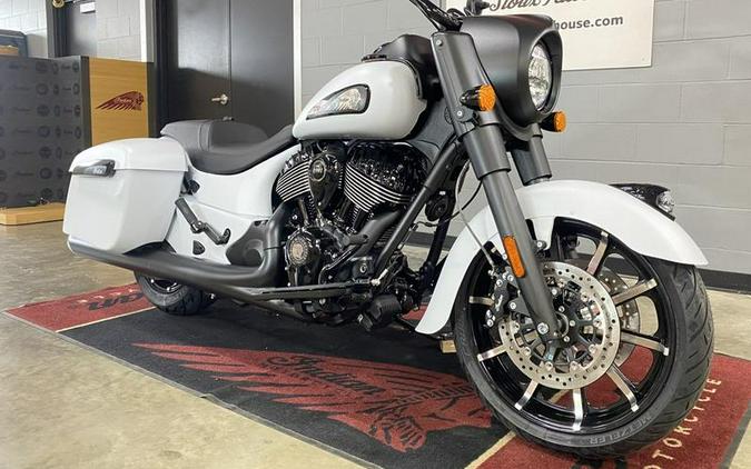 2026 Indian Motorcycle® Springfield ® Dark Horse® Ghost White Metallic Smoke