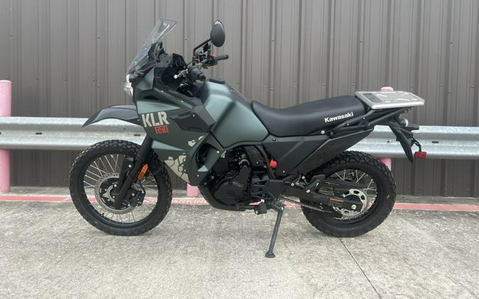 2025 Kawasaki KLR650 Metallic Matte Old School Green ABS