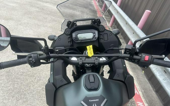 2025 Kawasaki KLR650 Metallic Matte Old School Green ABS