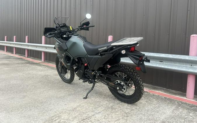 2025 Kawasaki KLR650 Metallic Matte Old School Green ABS