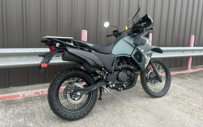 2025 Kawasaki KLR650 Metallic Matte Old School Green ABS