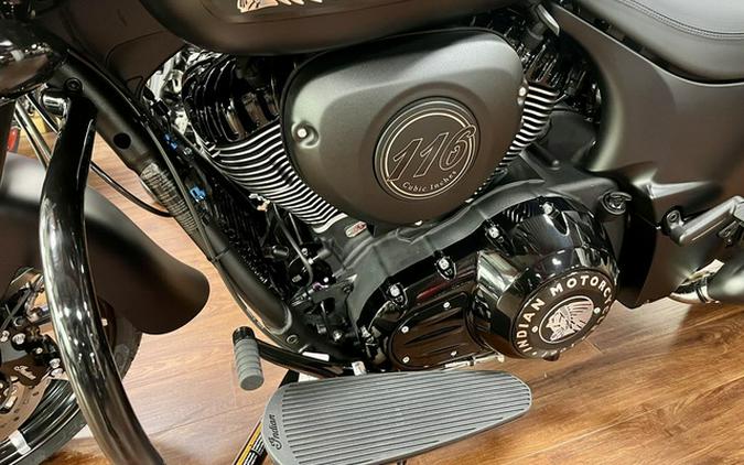 2025 Indian Chieftain Dark Horse w/PowerBand Audio Black Smo