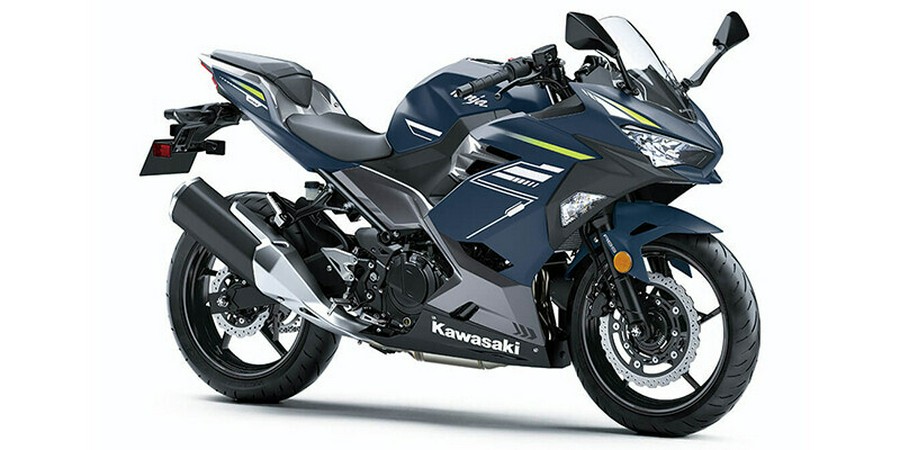 2022 Kawasaki Ninja® 400 ABS Metallic Matte Twilight Blue/Metallic Graphite Gray