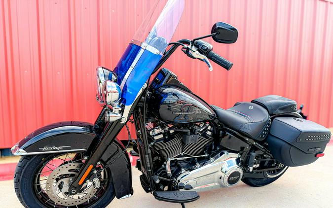 2026 Harley-Davidson® Liberty Edition Heritage Classic Midnight Ember Two-Up Laced Wheels