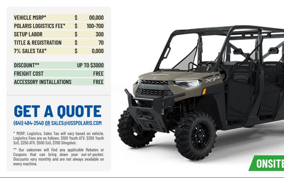 2024 Polaris Industries Ranger® Crew XP 1000 Premium