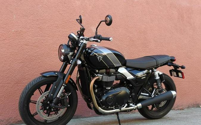 2025 Triumph Speed Twin 900 Phantom Black/Aurum Gold