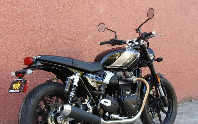 2025 Triumph Speed Twin 900 Phantom Black/Aurum Gold