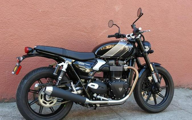 2025 Triumph Speed Twin 900 Phantom Black/Aurum Gold