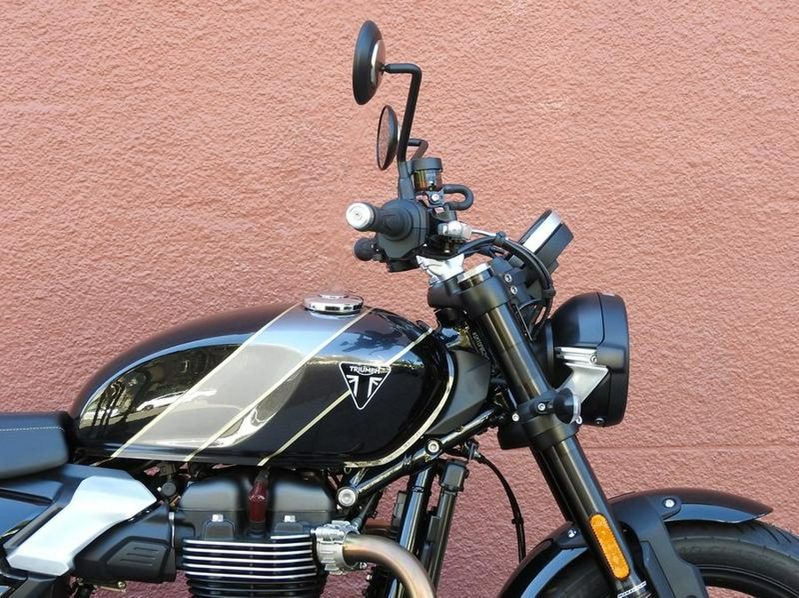 2025 Triumph Speed Twin 900 Phantom Black/Aurum Gold