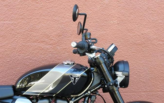2025 Triumph Speed Twin 900 Phantom Black/Aurum Gold