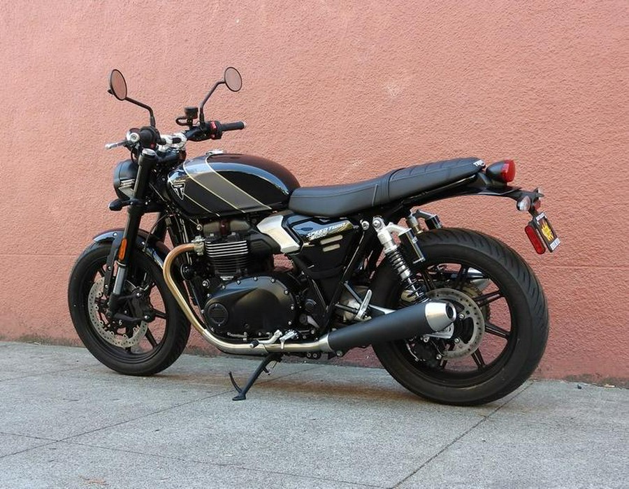 2025 Triumph Speed Twin 900 Phantom Black/Aurum Gold