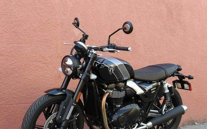 2025 Triumph Speed Twin 900 Phantom Black/Aurum Gold