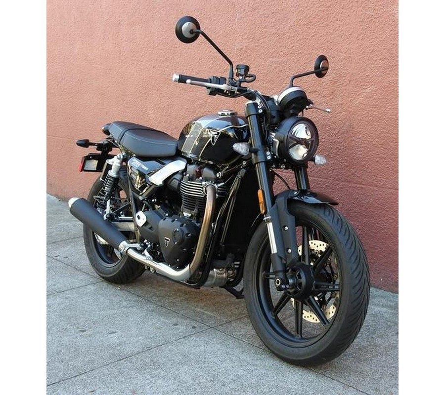 2025 Triumph Speed Twin 900 Phantom Black/Aurum Gold