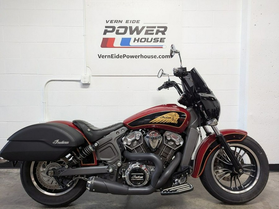 2019 Indian Scout ABS Indian Motorcycle Red Thunder Black