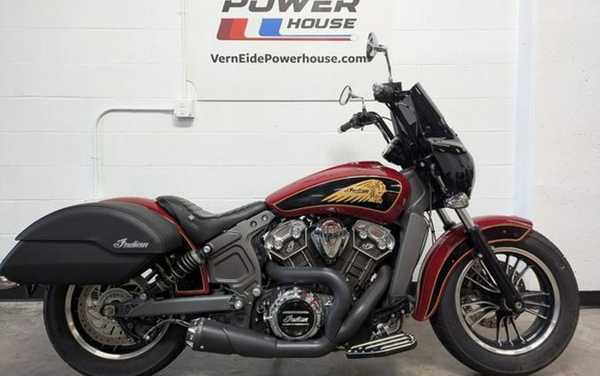 2019 Indian Scout ABS Indian Motorcycle Red Thunder Black