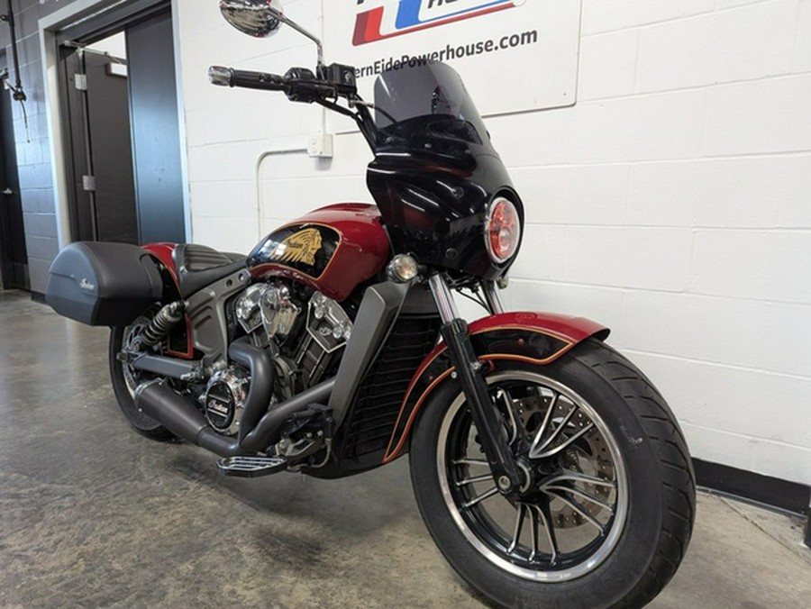2019 Indian Scout ABS Indian Motorcycle Red Thunder Black