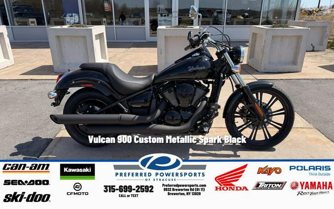 2026 Vulcan 900 Custom Metallic Spark Black - Kawasaki