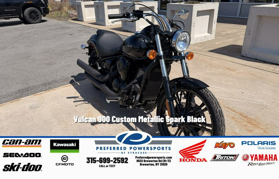 2026 Kawasaki Vulcan 900 Custom Metallic Spark Black