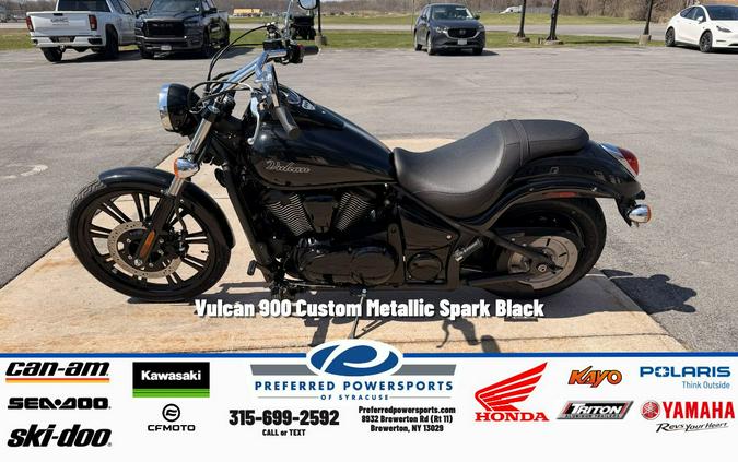 2026 Vulcan 900 Custom Metallic Spark Black - Kawasaki